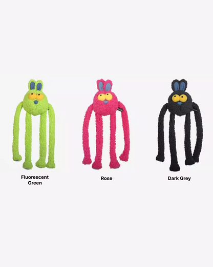 Qmonster Fluffy Rabbit Plush Dog Toy